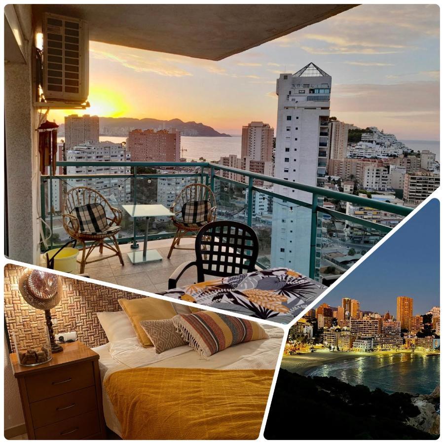 Traveler'S Beach Apartment With Sea View, Free Coffee & Parking Benidorm Bagian luar foto